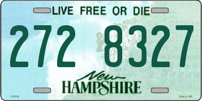NH license plate 2728327