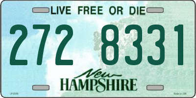 NH license plate 2728331
