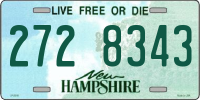 NH license plate 2728343