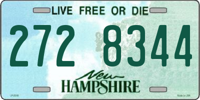 NH license plate 2728344