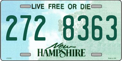 NH license plate 2728363