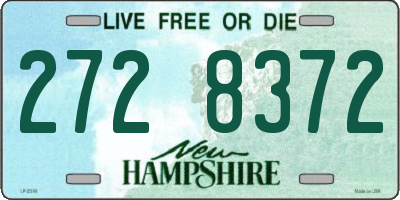 NH license plate 2728372