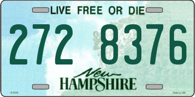 NH license plate 2728376
