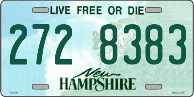 NH license plate 2728383