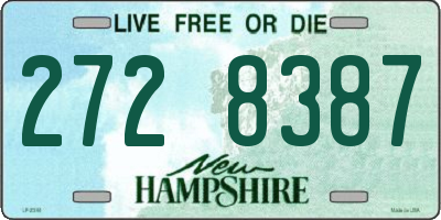 NH license plate 2728387
