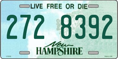 NH license plate 2728392