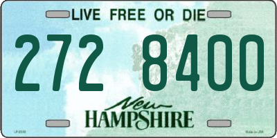 NH license plate 2728400