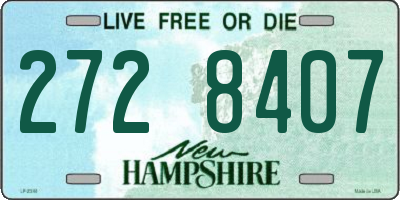 NH license plate 2728407