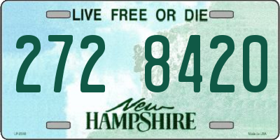 NH license plate 2728420