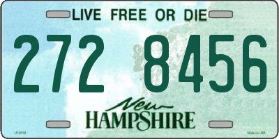 NH license plate 2728456