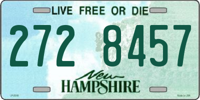 NH license plate 2728457