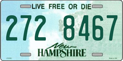 NH license plate 2728467