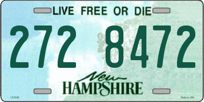 NH license plate 2728472