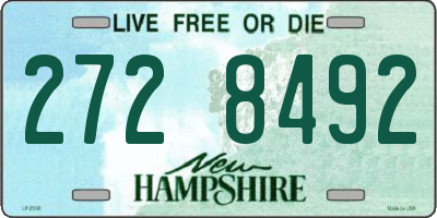 NH license plate 2728492