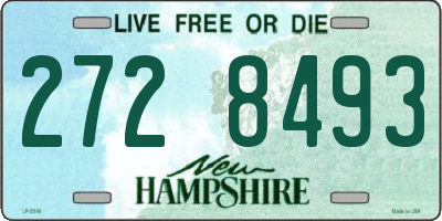 NH license plate 2728493