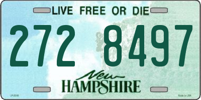 NH license plate 2728497