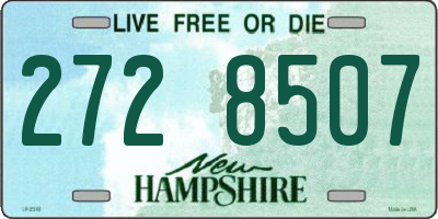 NH license plate 2728507