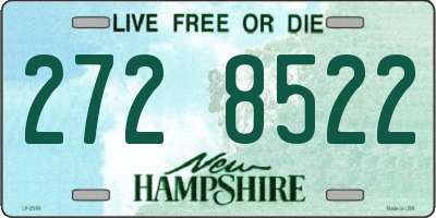 NH license plate 2728522