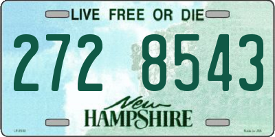 NH license plate 2728543