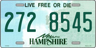 NH license plate 2728545