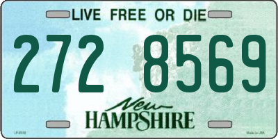 NH license plate 2728569