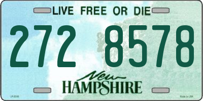 NH license plate 2728578