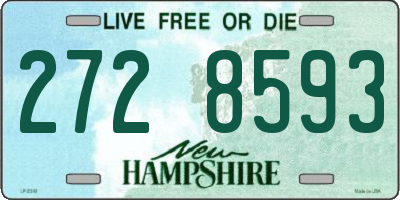 NH license plate 2728593