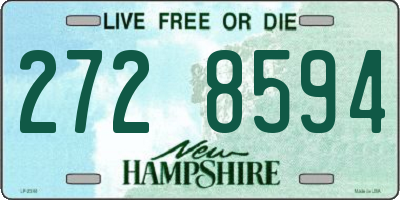 NH license plate 2728594