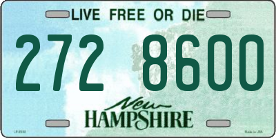 NH license plate 2728600
