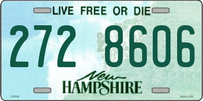 NH license plate 2728606