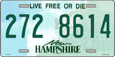 NH license plate 2728614