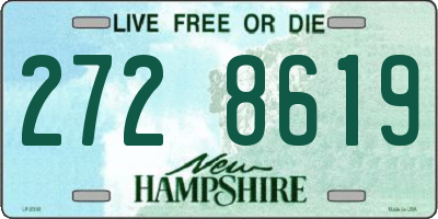 NH license plate 2728619