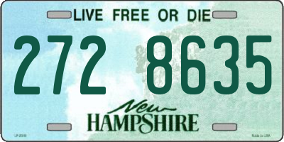 NH license plate 2728635