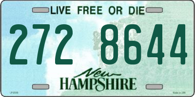 NH license plate 2728644