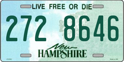 NH license plate 2728646
