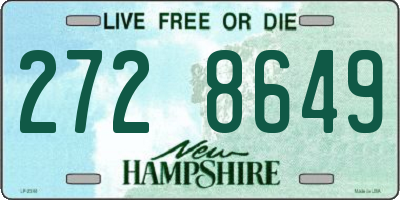 NH license plate 2728649