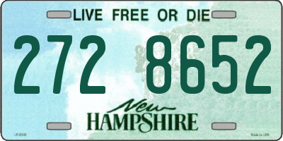 NH license plate 2728652