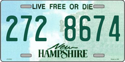NH license plate 2728674