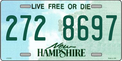 NH license plate 2728697