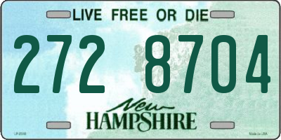 NH license plate 2728704