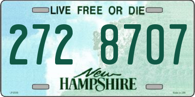 NH license plate 2728707