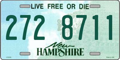 NH license plate 2728711