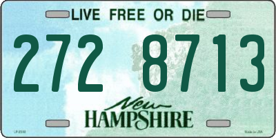 NH license plate 2728713