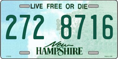 NH license plate 2728716