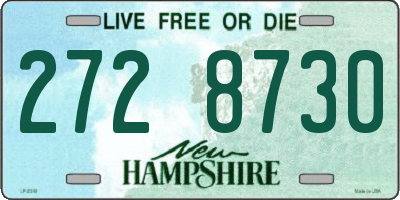 NH license plate 2728730