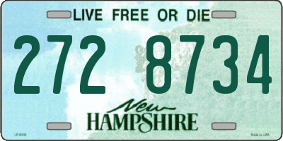 NH license plate 2728734