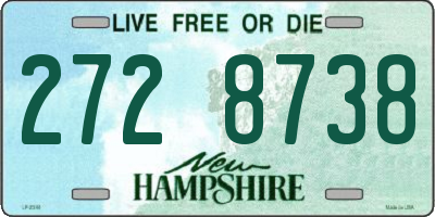 NH license plate 2728738