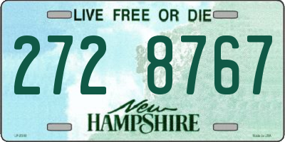 NH license plate 2728767