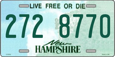 NH license plate 2728770
