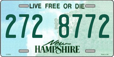 NH license plate 2728772